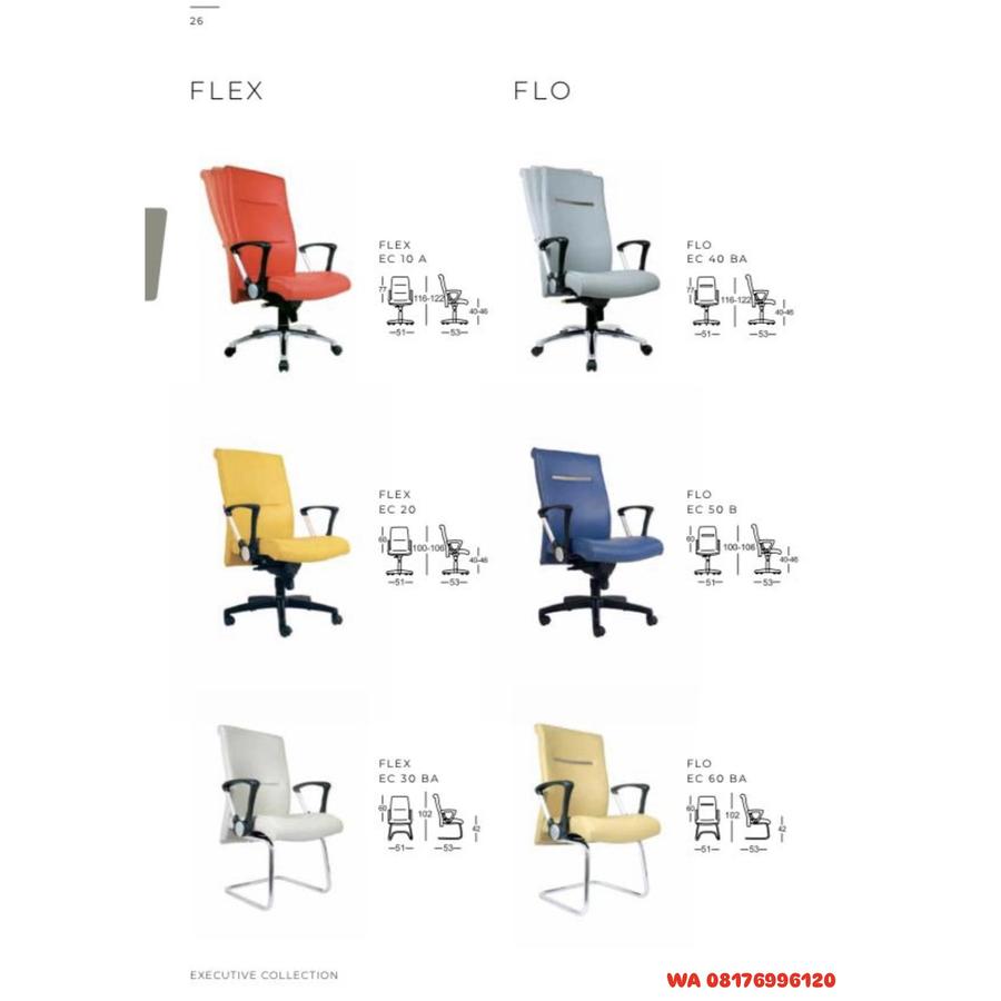 Kursi Kantor Chairman FLEX EC 10 A 20 30 BA & FLO EC 40 BA 50 B 60 BA