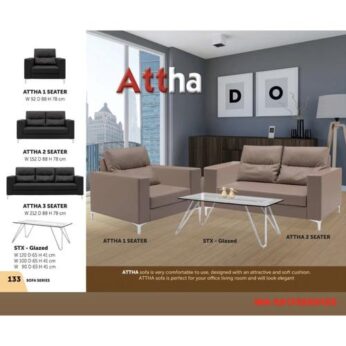 Kursi Kantor Donati ATTHA 1 2 3 SEATER