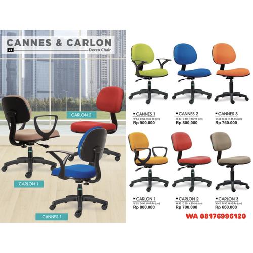 Kursi Kantor Donati Decco CANNES 1 CANNES 2 CANNES 3 & CARLON 1 CARLON 2 CARLON 3