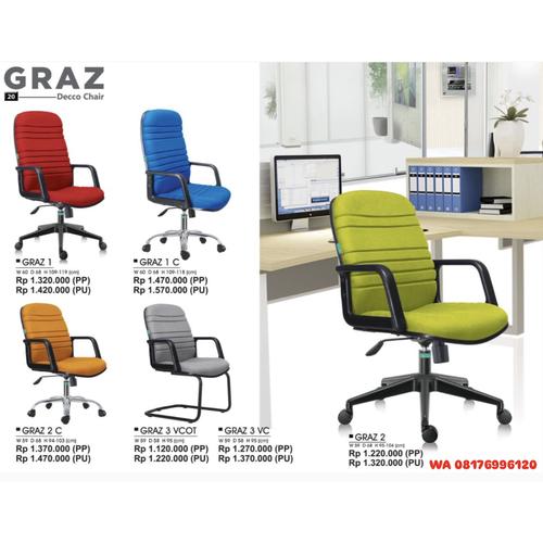 Kursi Kantor Donati Decco GRAZ 1 GRAZ 1 C GRAZ 2 GRAZ 2 C GRAZ 3 VCOT GRAZ 3 VC