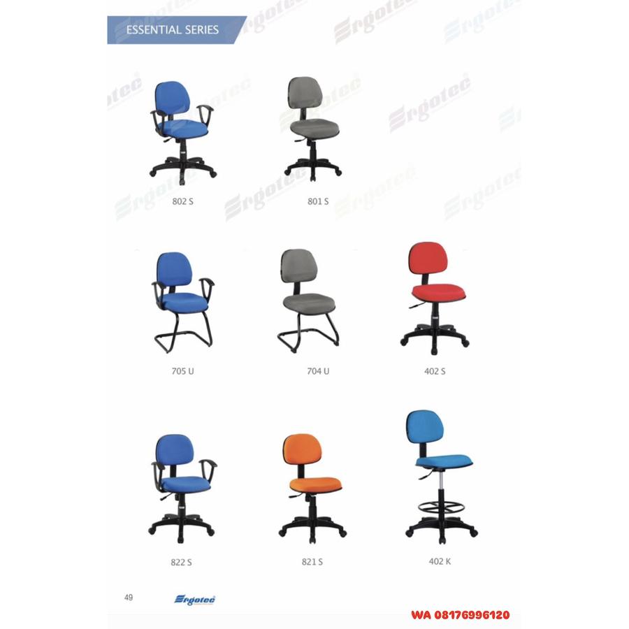 Kursi Kantor Ergotec 802 S 801 S 705 U 704 U 402 S 822 S 821 S 402 K