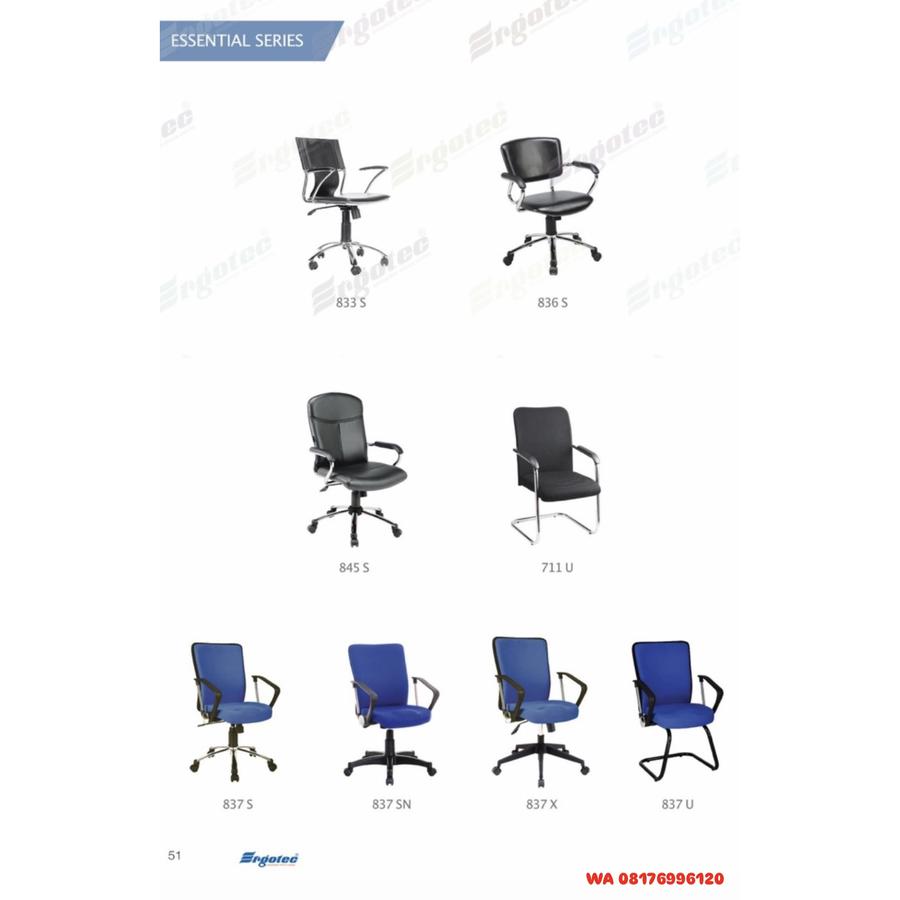 Kursi Kantor Ergotec 833 S 836 S 845 S 711 U 837 S 837 SN 837 X 837 U