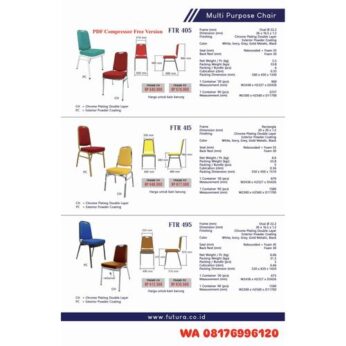 Kursi Kantor Futura FTR 405 FRAME CH FRAME PC FTR 415 FRAME CH FRAME PC FTR 495 FRAME CH FRAME PC