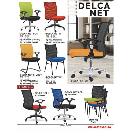 Kursi Kantor Ichiko Eco DELCA NET I CR DELCA NET II DELCA NET III VCOT DELCA NET IV DELCA NET I DELCA NET I CR