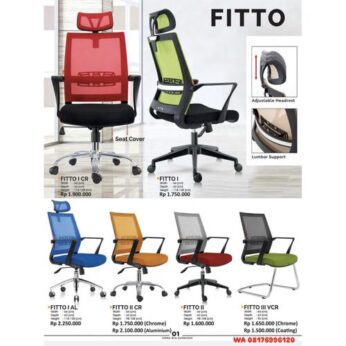 Kursi Kantor Ichiko Eco FITTO I CR FITTO I FITTO I AL FITTO II CR FITTO Il FITTO III VCR