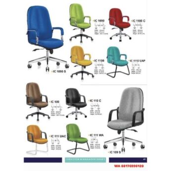 Kursi Kantor Ichiko IC 1090 1090 S 1100 1100 C 1110 UAP & IC 109 109 S 110 C 111 WA 111 UAC