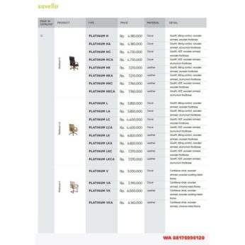 Kursi Kantor Savello PLATINUM H HA HC HCA HK HKA HKC HKCA L LA LC LCA LK LKA LKC LKCA V VA VK VKA