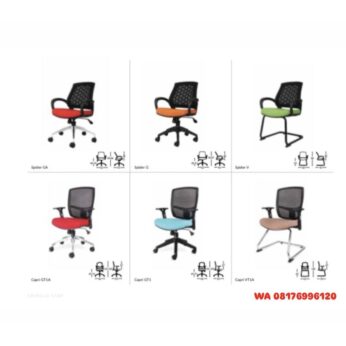 Kursi Kantor Savello Staf Spider GA G V & Capri GT1A GT1 VT1A