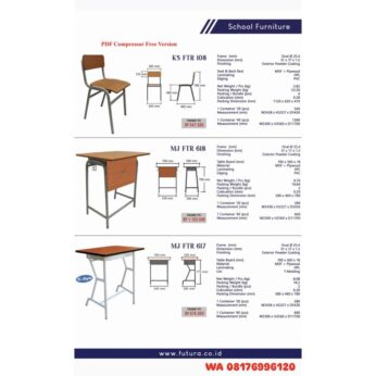 Kursi Sekolah Futura KS FTR 108 FRAME PC MJ FTR 618 FRAME PC MJ FTR 617 FRAME PC