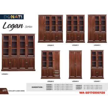 Lemari Kantor Donati LOGAN 1 2 3 4 5 6 7