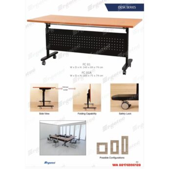 Meja Kantor Ergotec FC 01 FC 01A