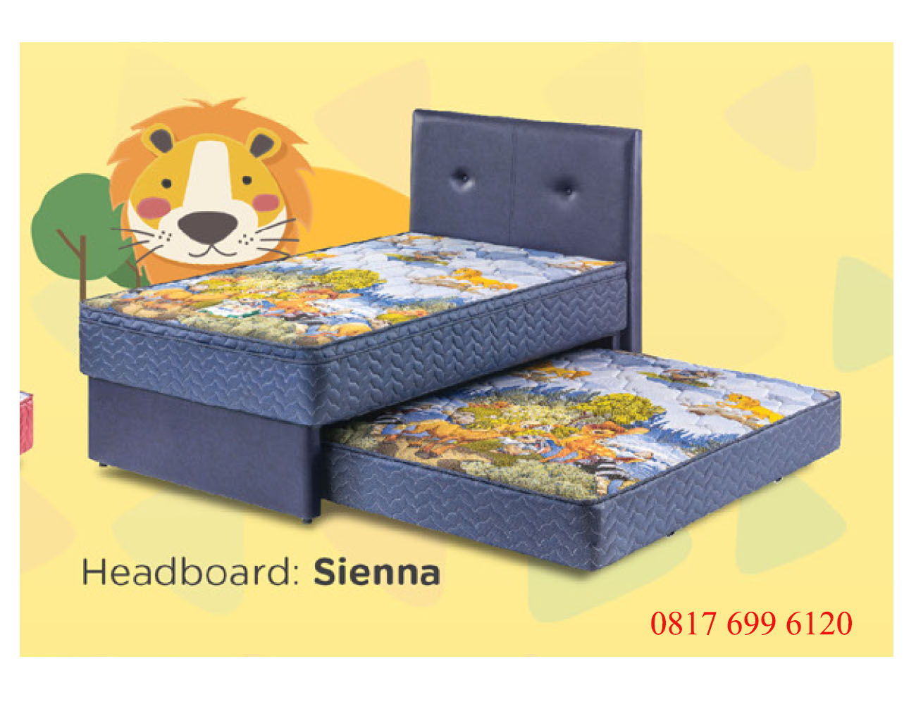 Springbed Guhdo 2 in 1 Happy Kids Plush top KD (Knockdown) - Sienna