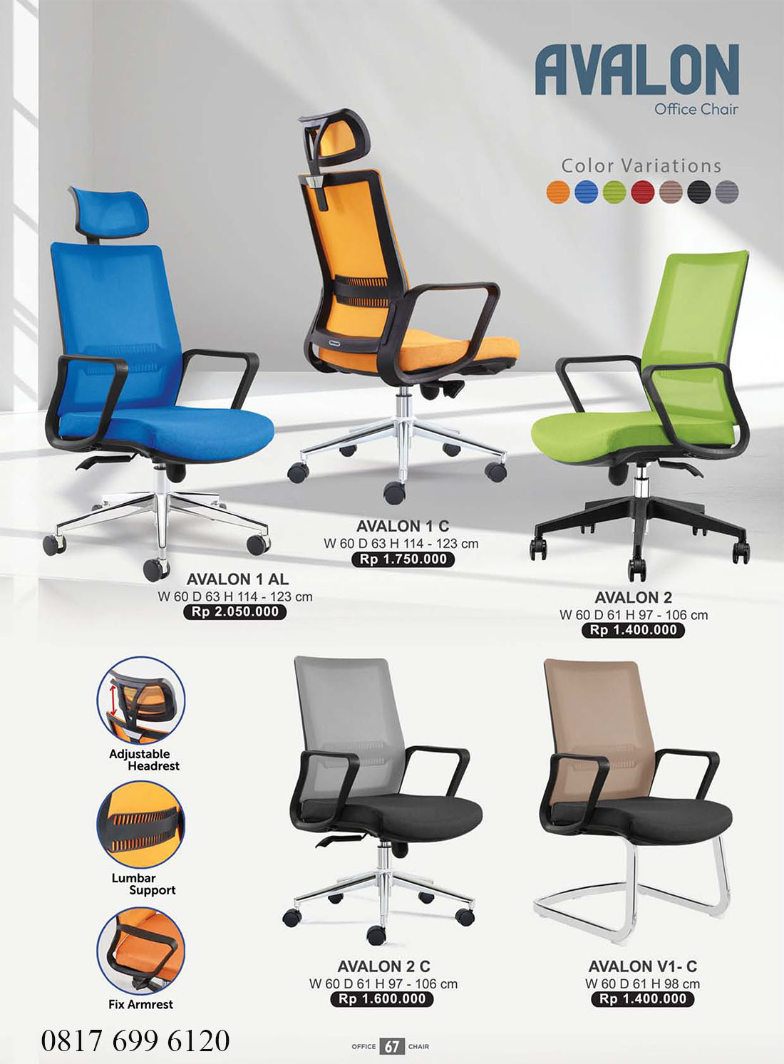 Kursi Kantor Donati Ultimate AVALON