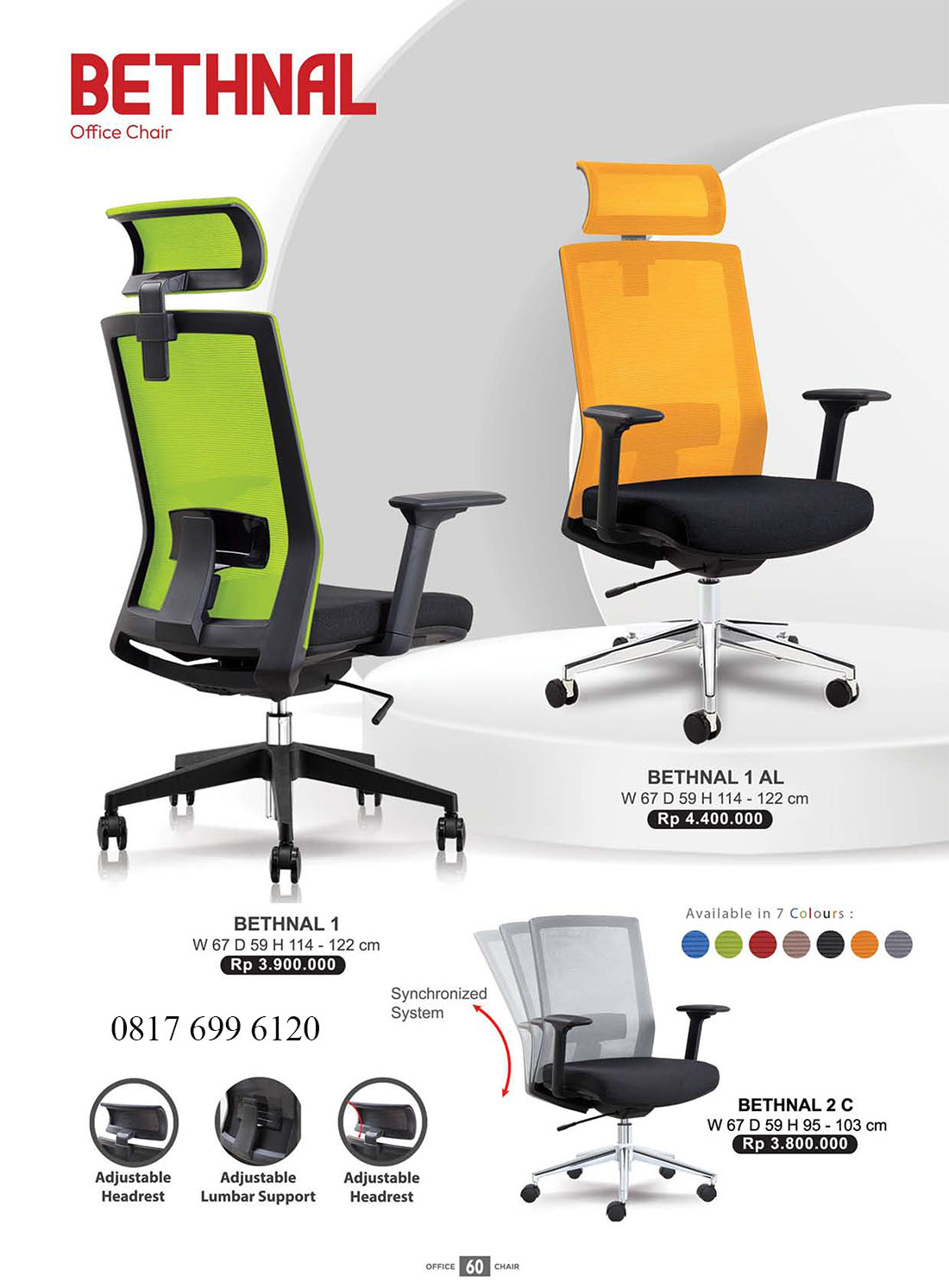 Kursi Kantor Donati Ultimate BETHNAL