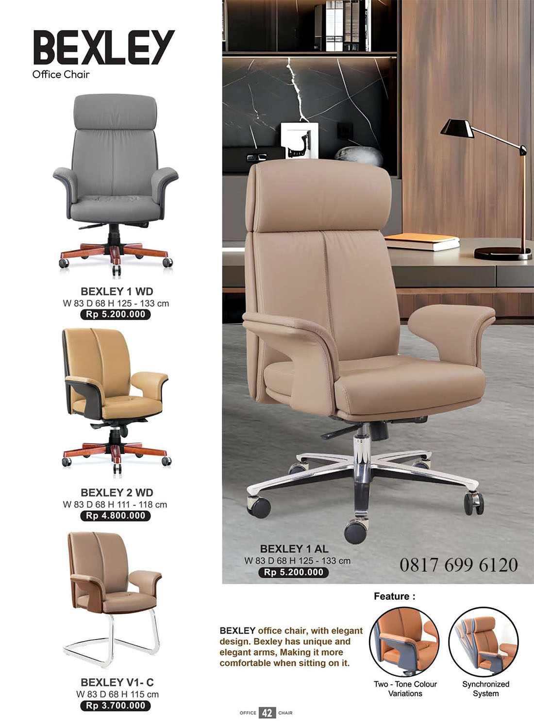 Kursi Kantor Donati Ultimate BEXLEY