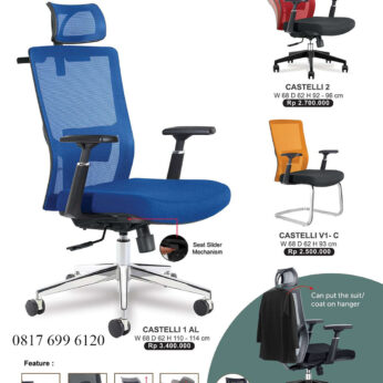 Kursi Kantor Donati Ultimate CASTELLI