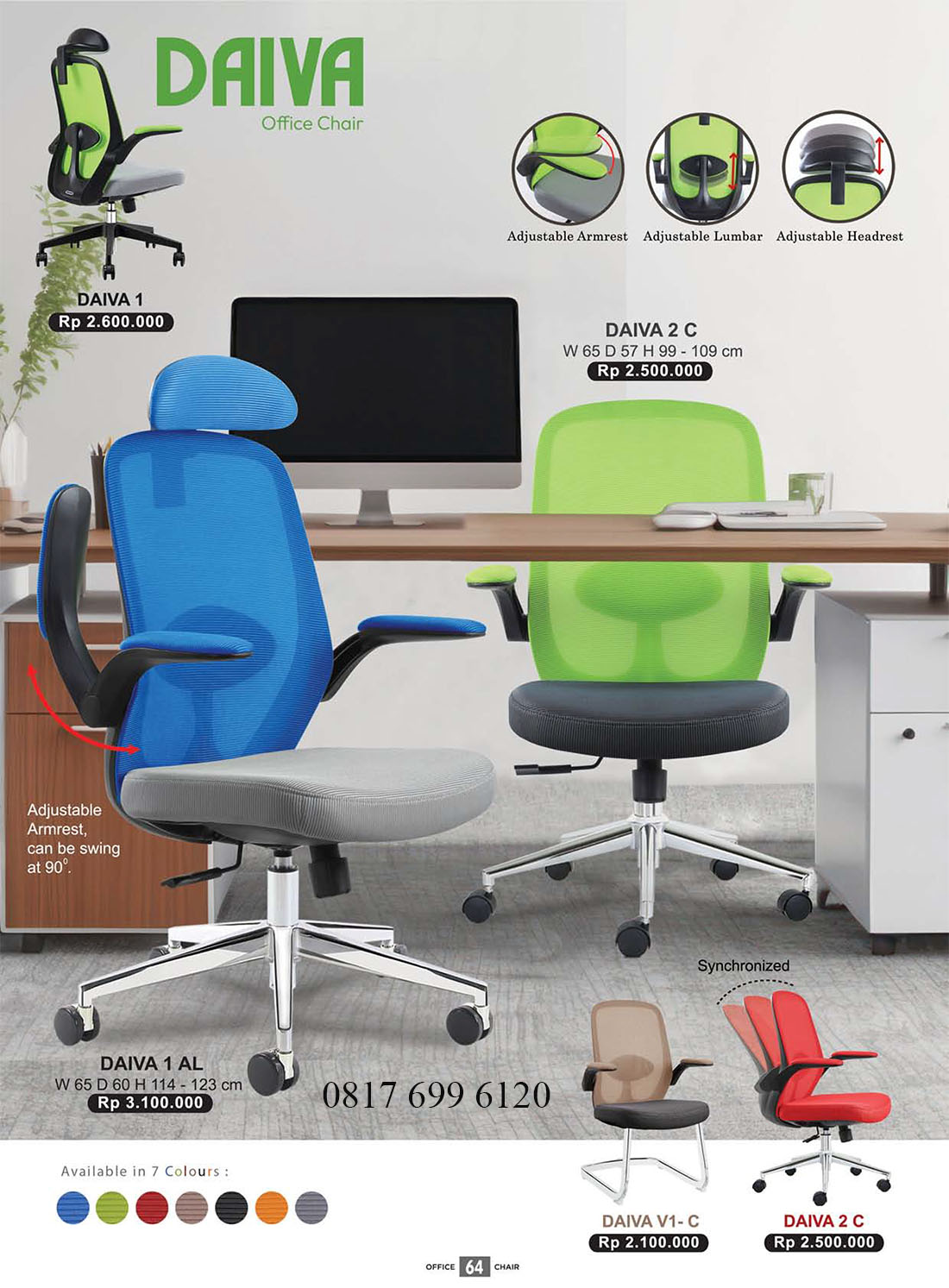 Kursi Kantor Donati Ultimate DAIVA