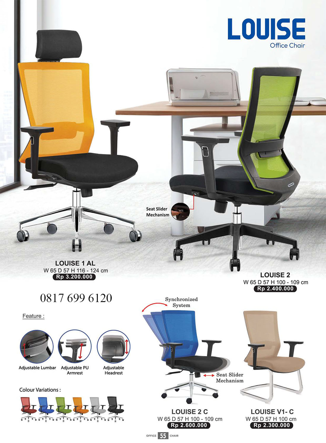 Kursi Kantor Donati Ultimate LOUISE