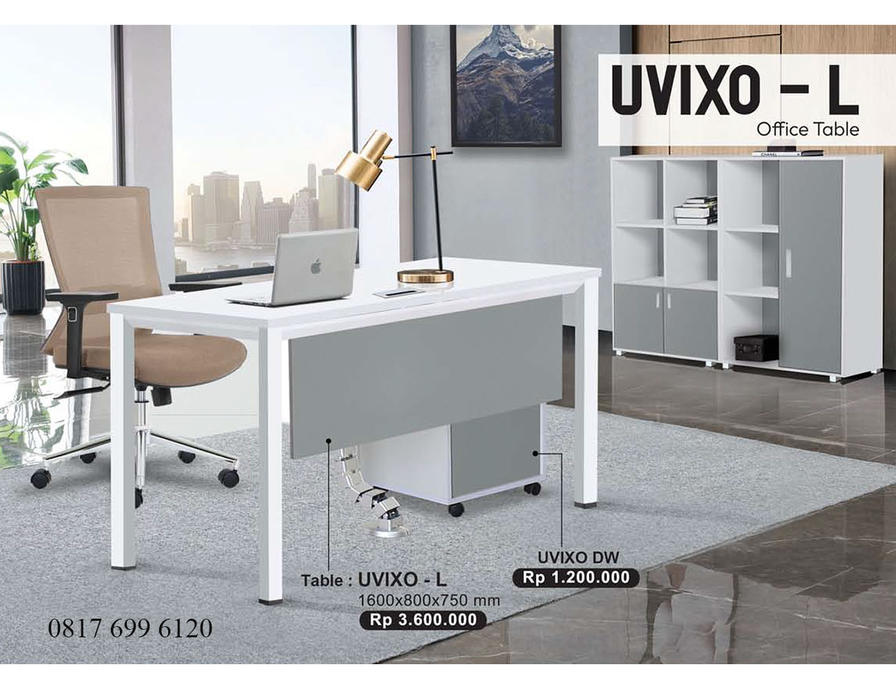Meja Kantor Donati Ultimate Uvixo L